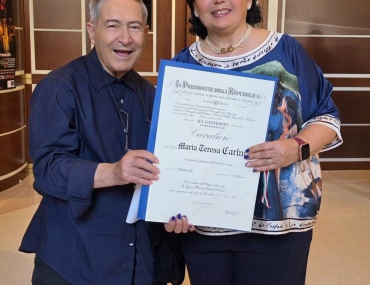 Cerimonia di consegna del Diploma di Onorificenza di “Cavaliere”, conferita dal Presidente della Repubblica e consegnata dal Prefetto di Lecce.